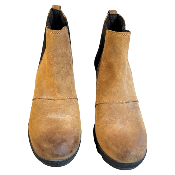 Sorel Womens Joan Of Arctic Wedge II Chelsea  Elk Ankle Boots Women's Size 8.5 - Picture 4 of 10